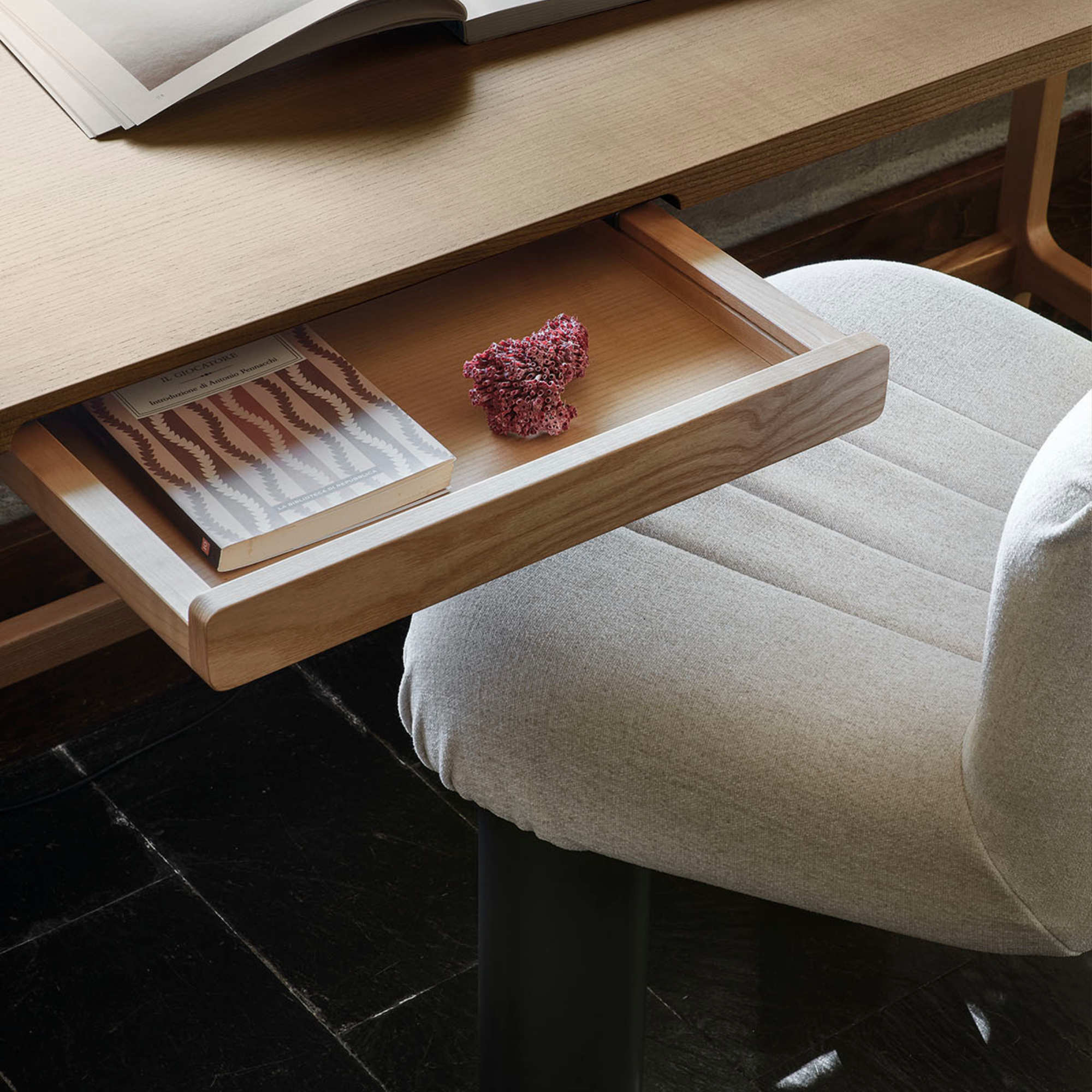 Ponti 12024 Desk - Walnut-9