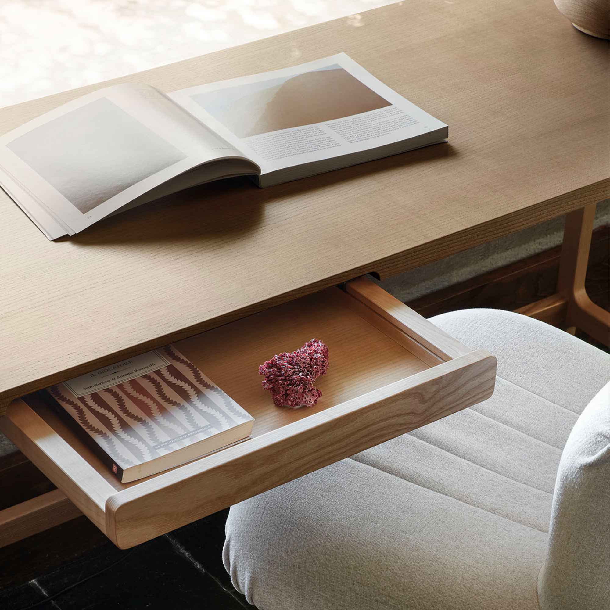 Ponti 12020 Desk - Oak-4