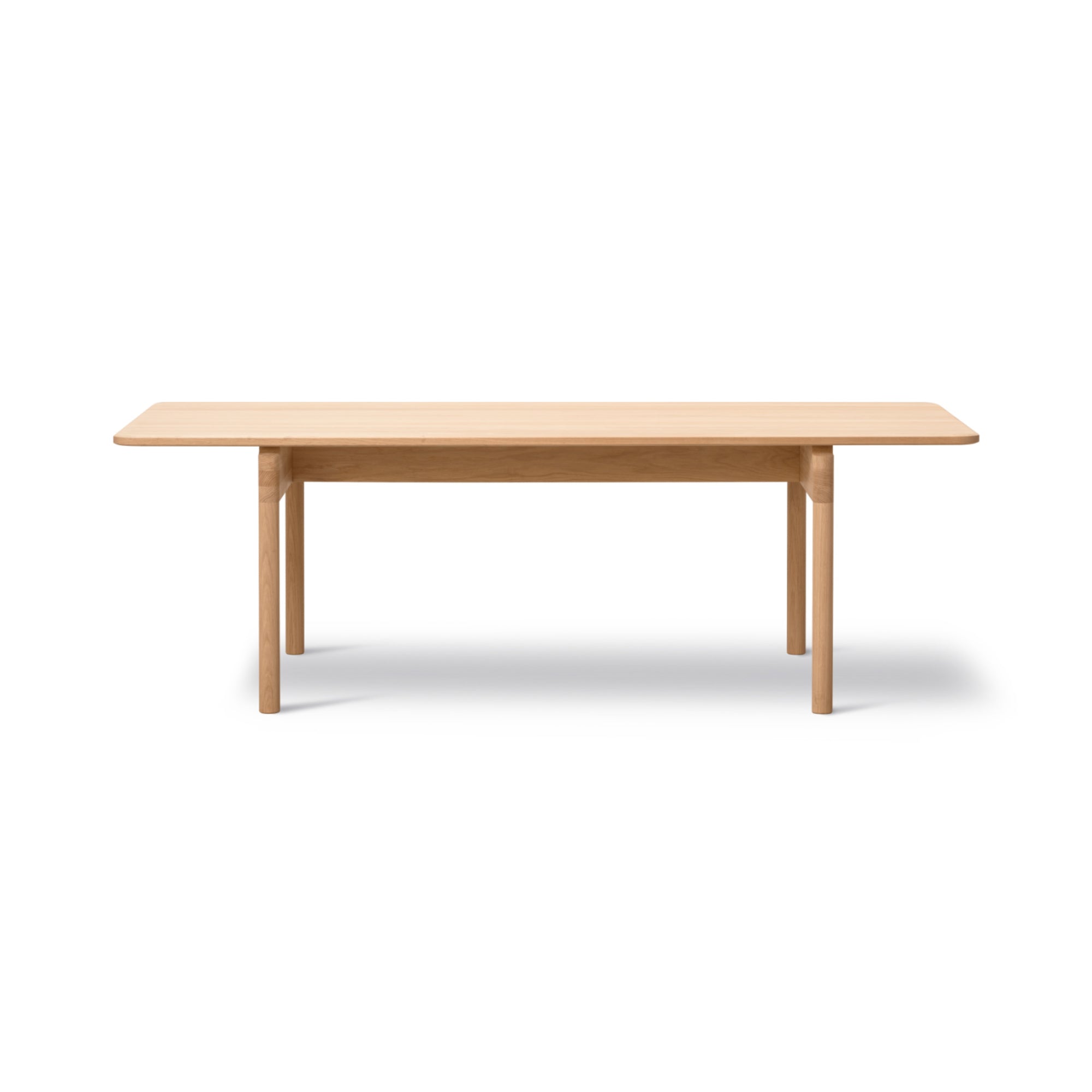 Post 6438 Dining Table - Oak Light Oil-2