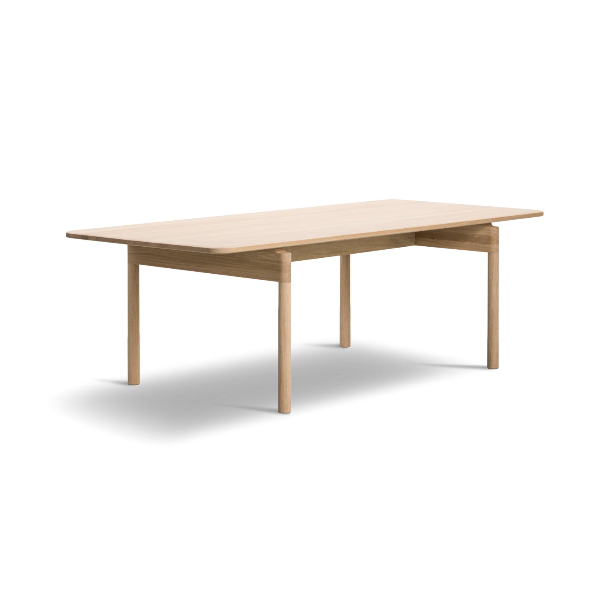 Post 6438 Dining Table - Oak Soap
