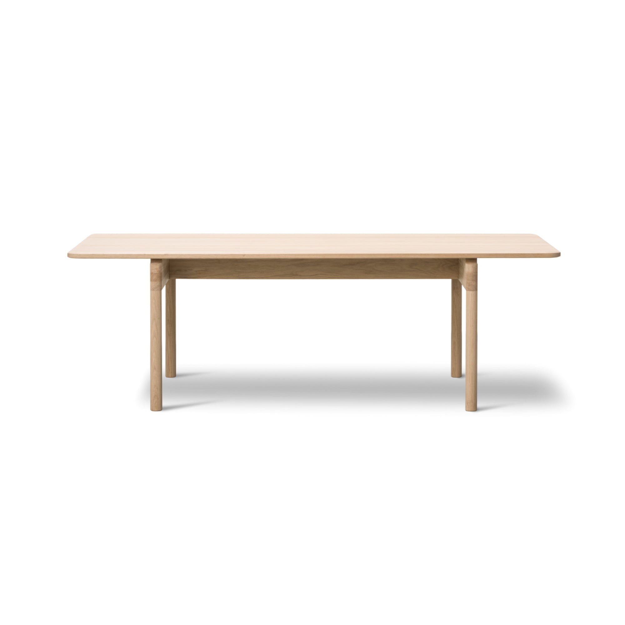 Post 6438 Dining Table - Oak Soap