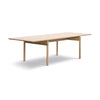 Post 6440 Dining Table - Oak Soap