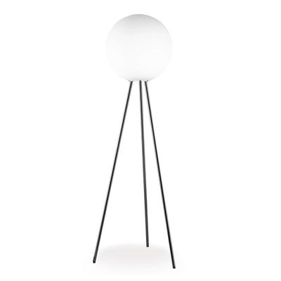 Prima Signora Floor Lamp - Chrome/White