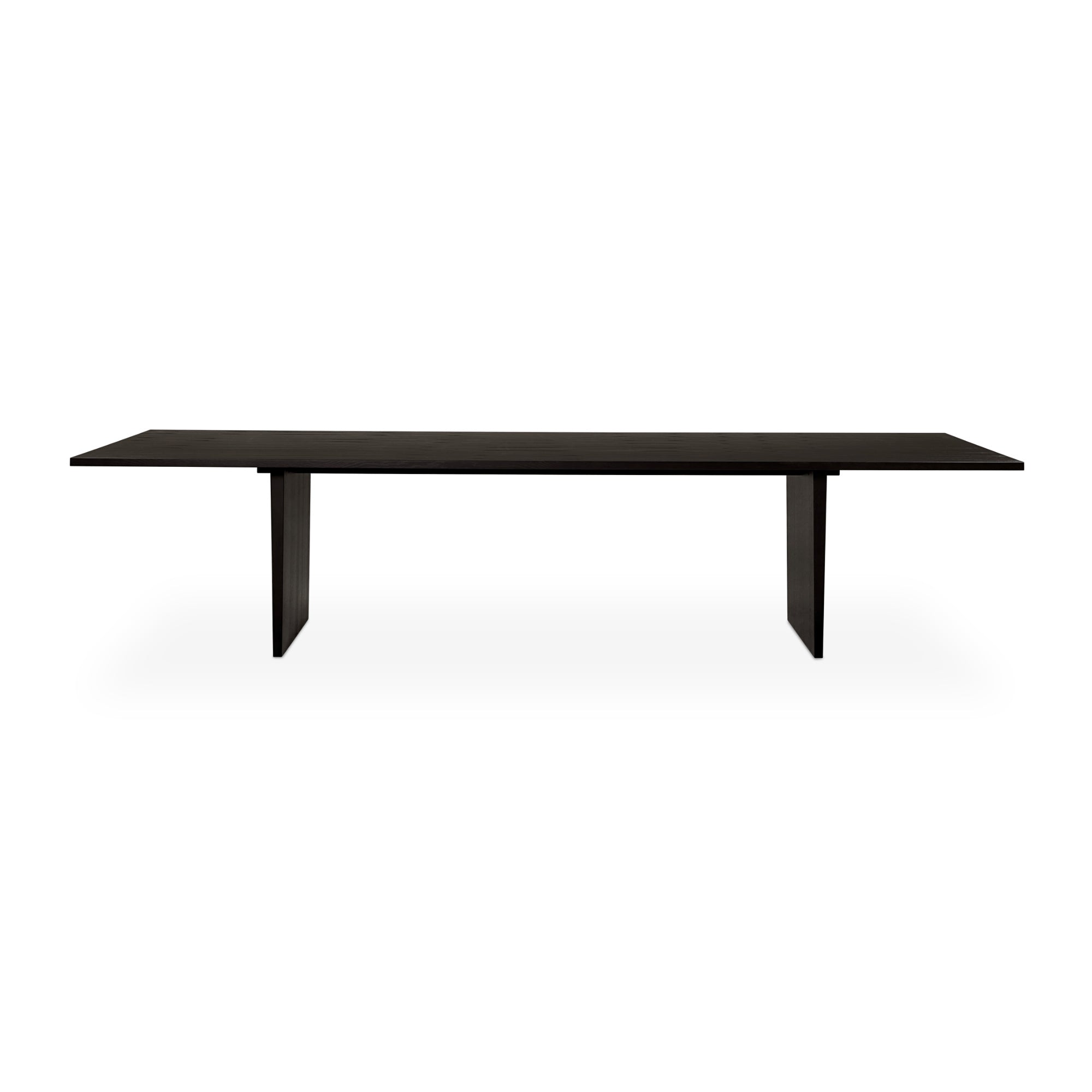 Private 10111685 Dining Table - Brown/Black Ash Veneer-1