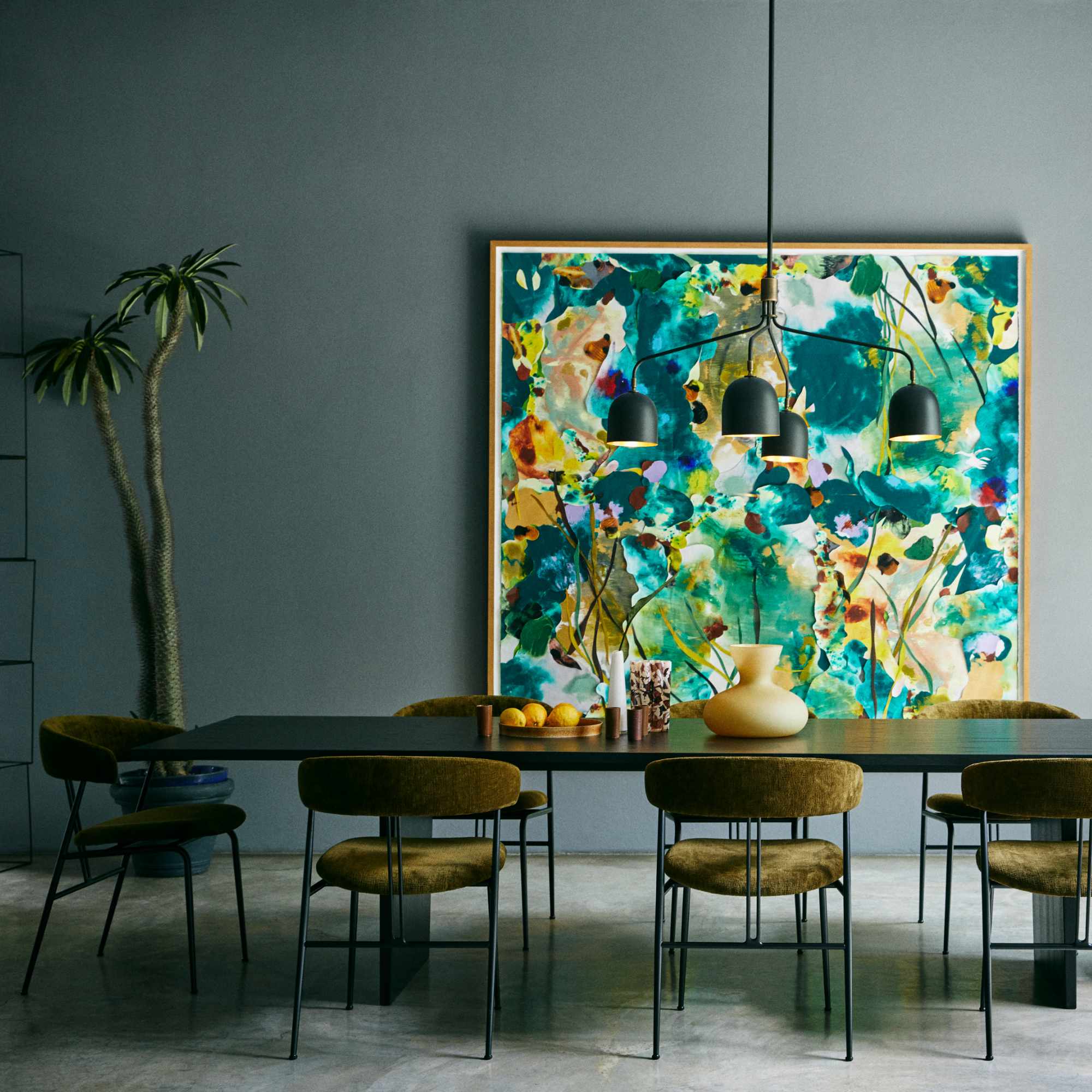 Private 10113069 Dining Table - Brown/Black Ash Veneer-4