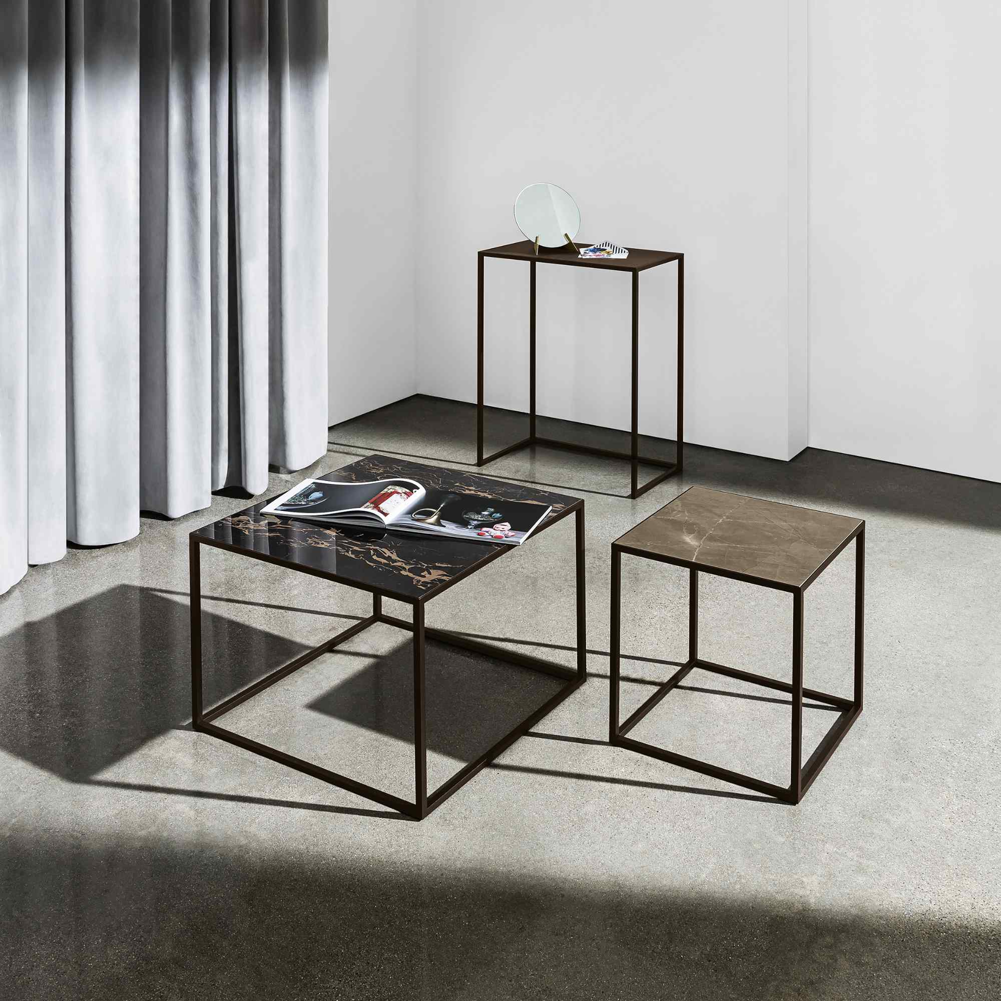 Quadro P4006 Side Table - BR/CL
