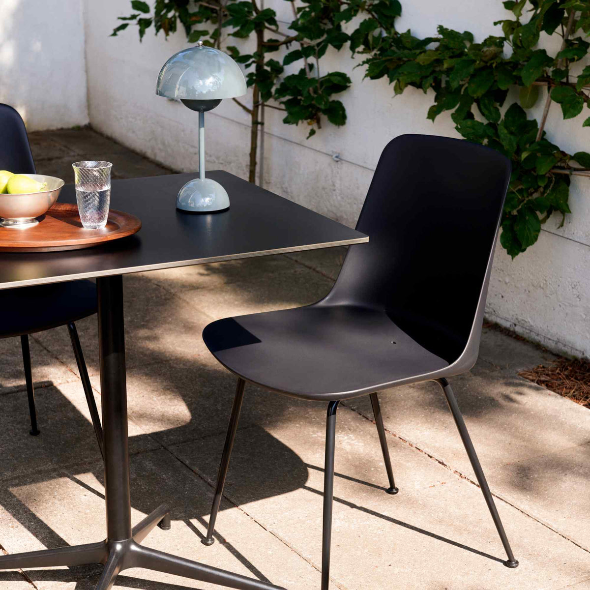 Rely Dining Chair – 47x82 / Steel (Black) / Polypropylene (Black)-2