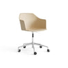 Rely HW53 Chair - Polished Aluminium/Beige Sand
