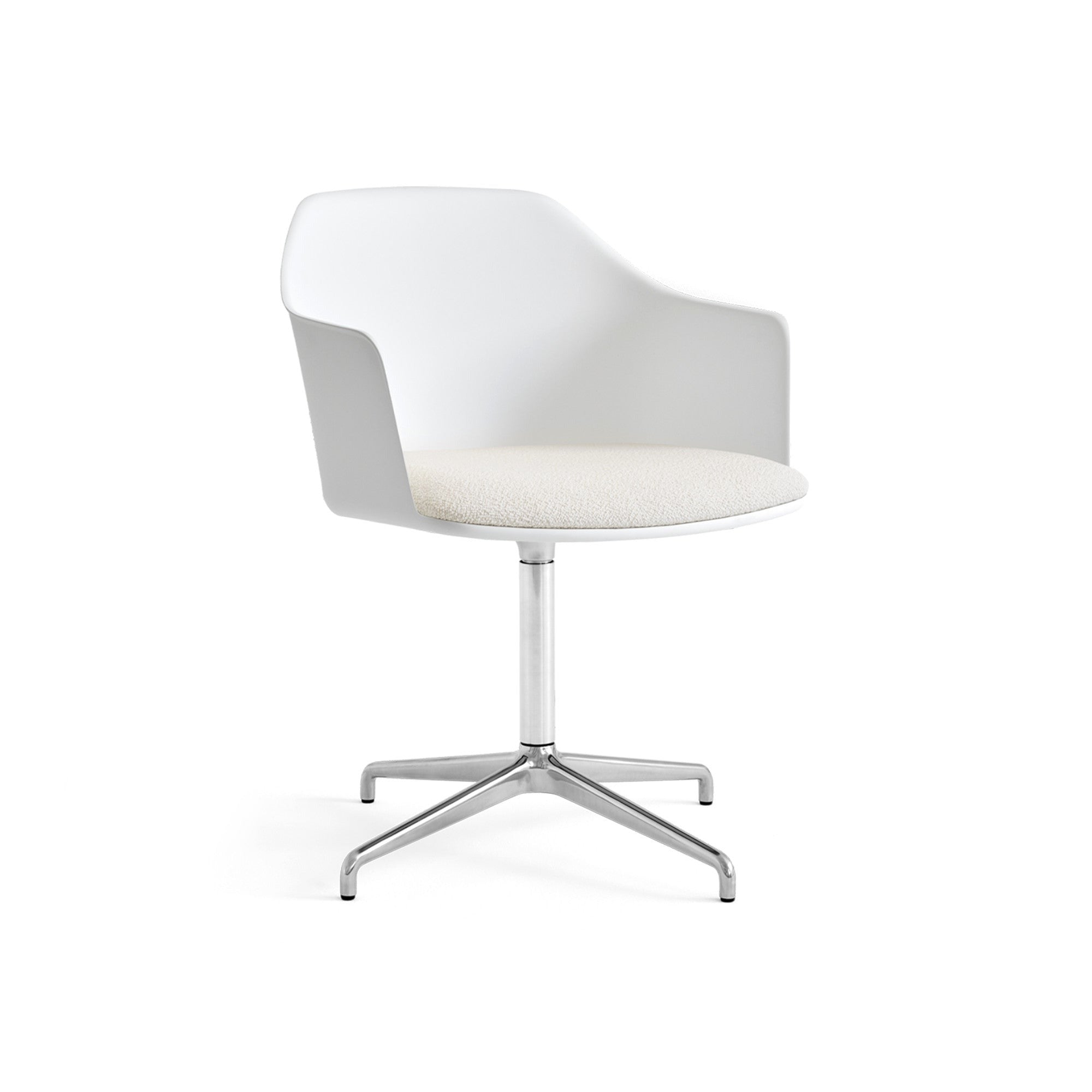 Rely HW39 Chair - Polished Aluminium/Fabric 5 (Karakorum)