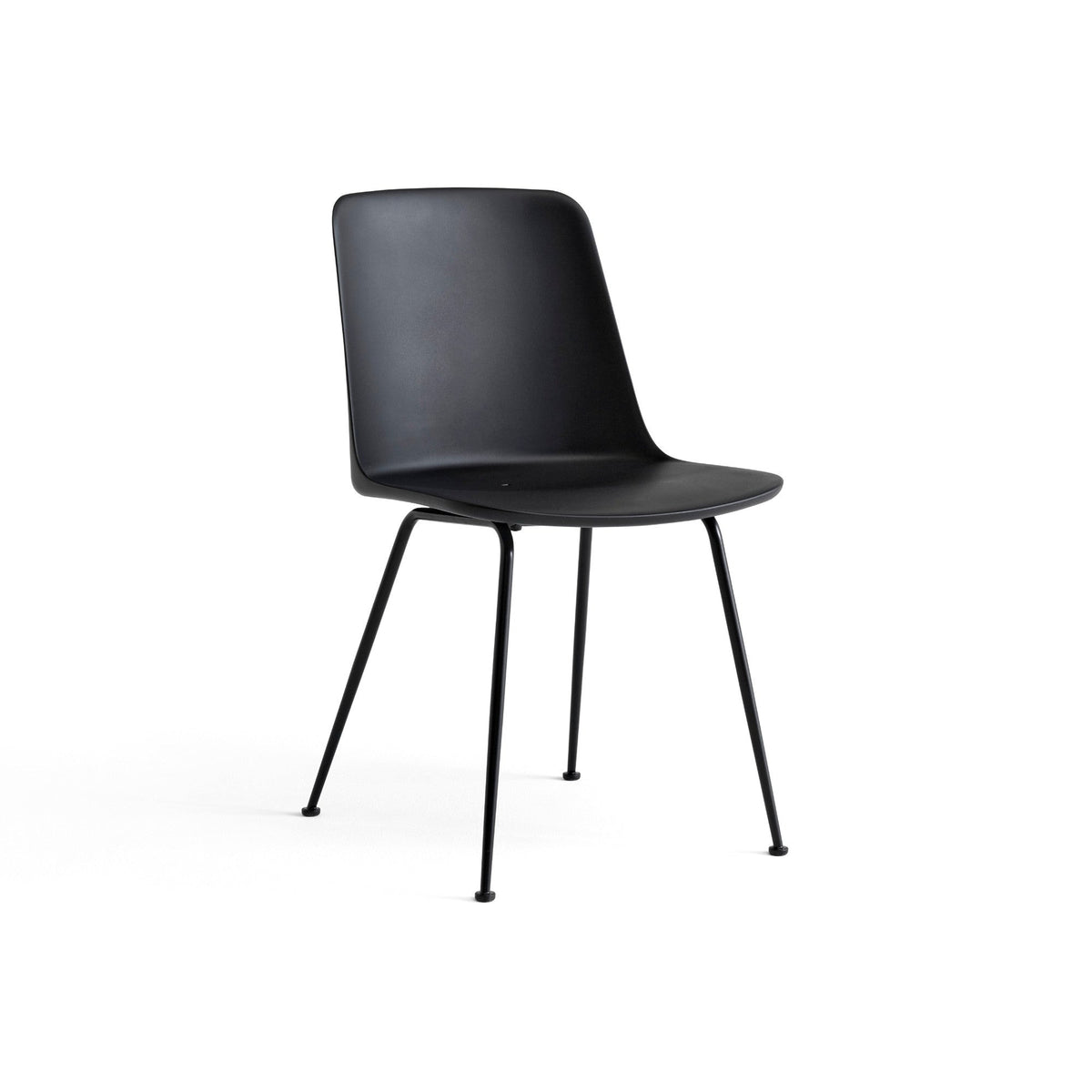Rely Dining Chair – 47x82 / Steel (Black) / Polypropylene (Black)-1