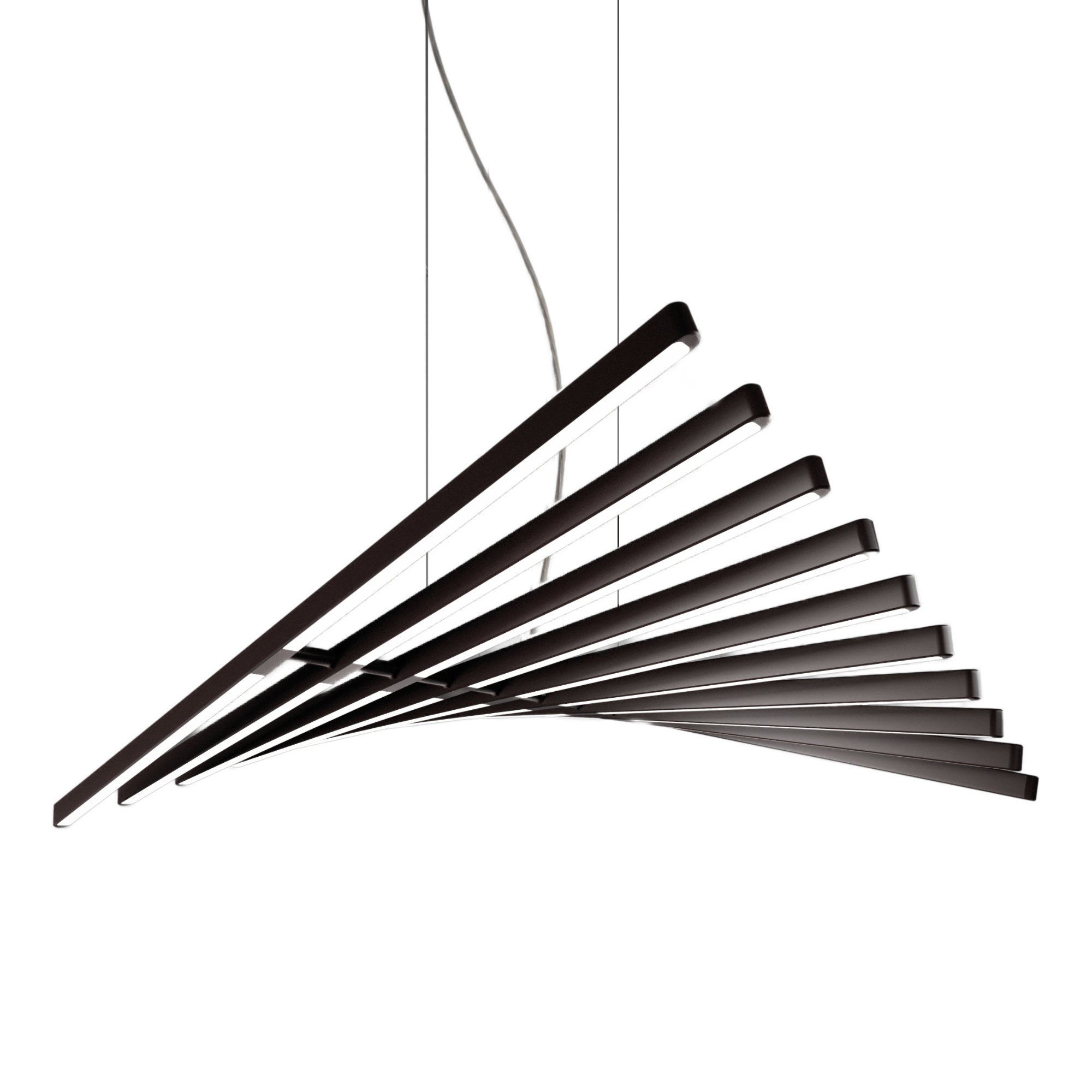 Rhythm Horizontal 2120 Pendant Lamp - Chocolate