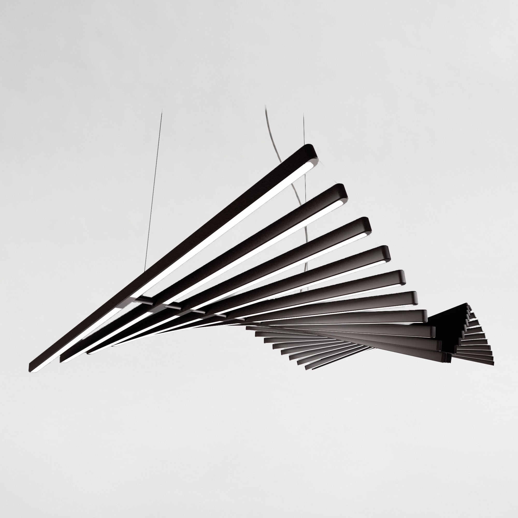Rhythm Horizontal 2122 Pendant Lamp - Chocolate