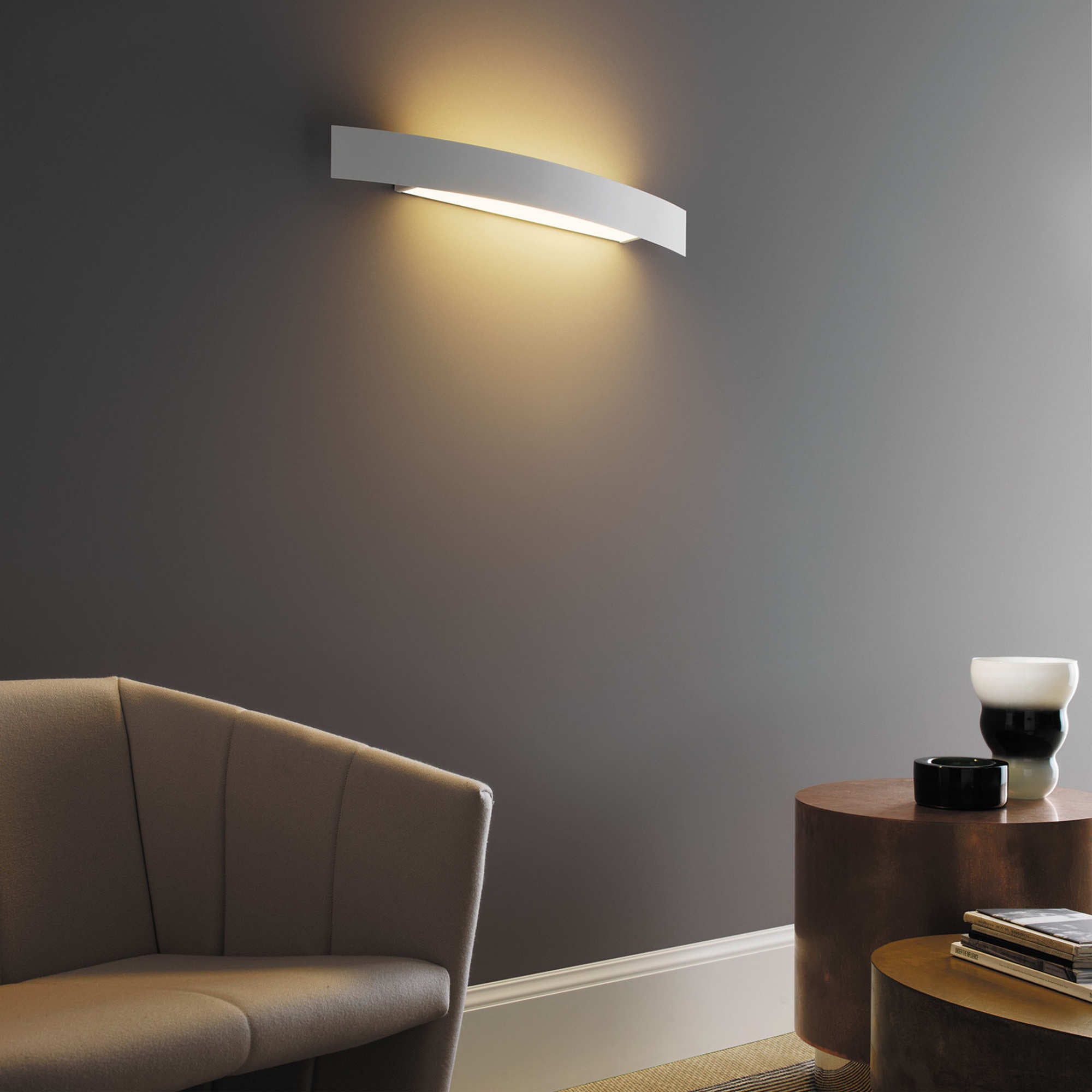 Riga Medium Wall lamp - Nickel-3