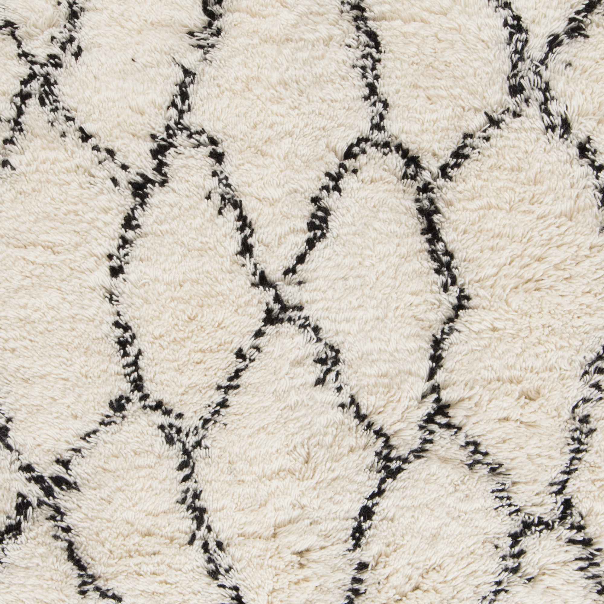 Ruffle Rug - Black - 240x170-2