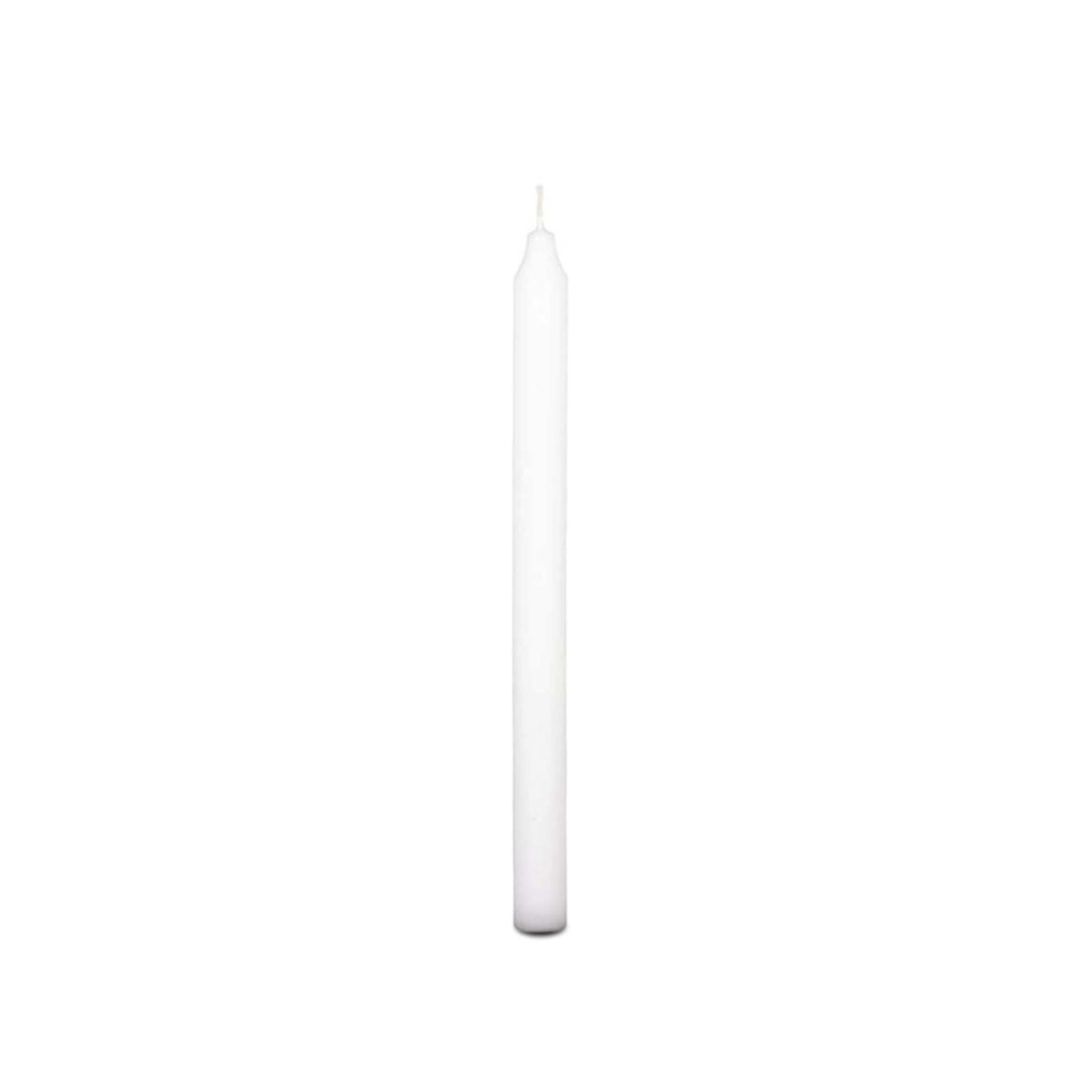 Rustic Classic Candlestick - Pure White-1