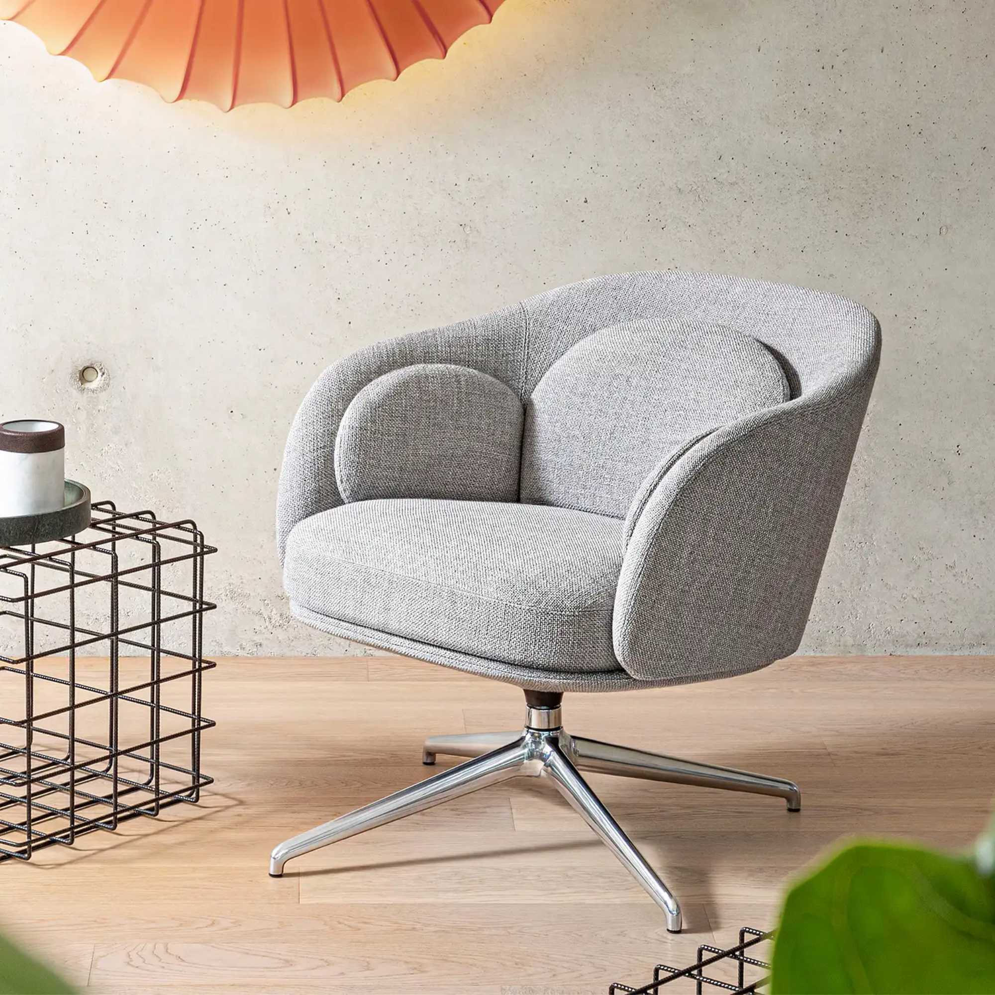 Sunset Low Armchair - Fabric Extra (Little Italy 10)