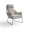 New York Bergere 2151 Armchair - Black / Fabric Top (Lario 29) / Extra (X313 12)