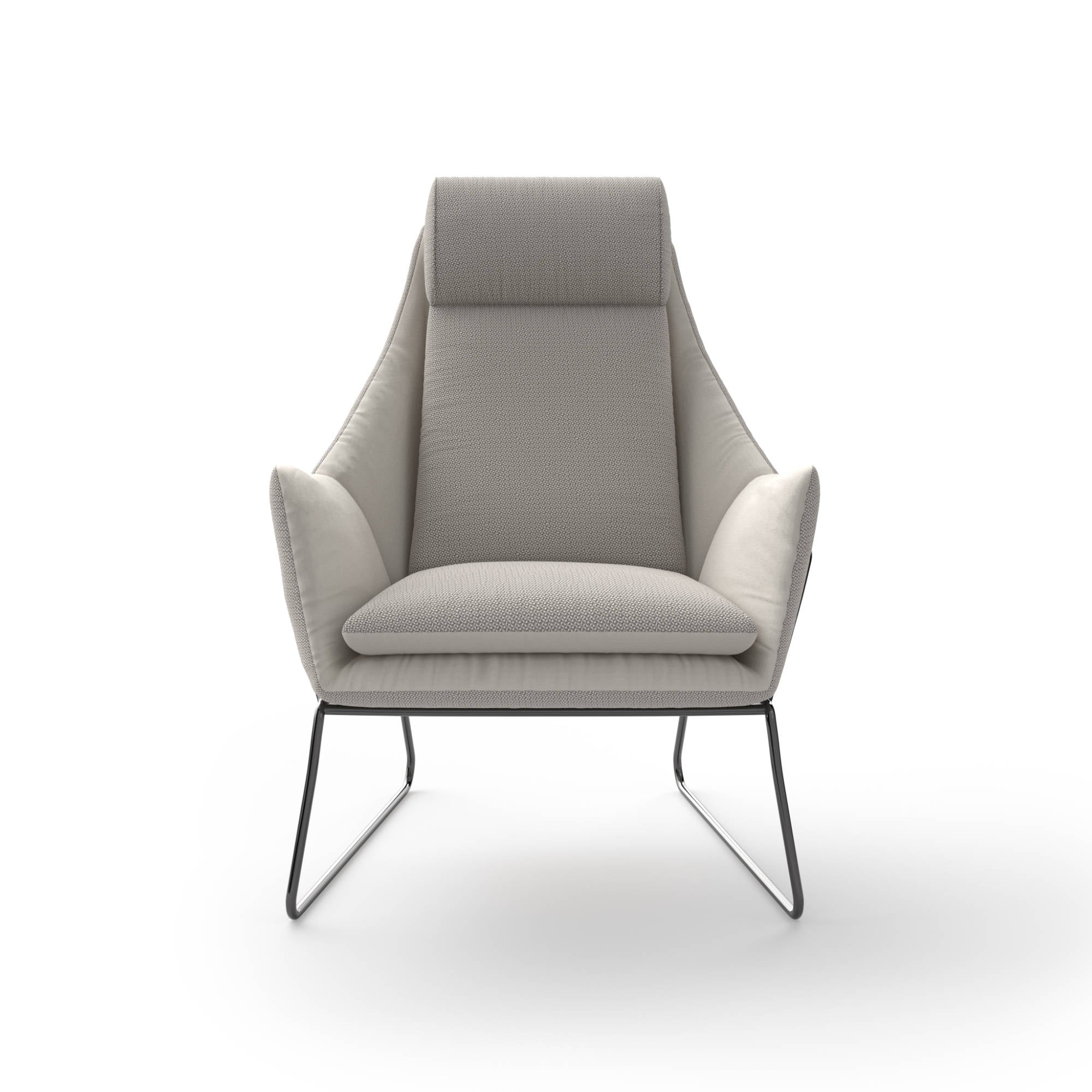 New York Bergere 2151 Armchair - Black / Fabric Top (Lario 29) / Extra (X313 12)-3