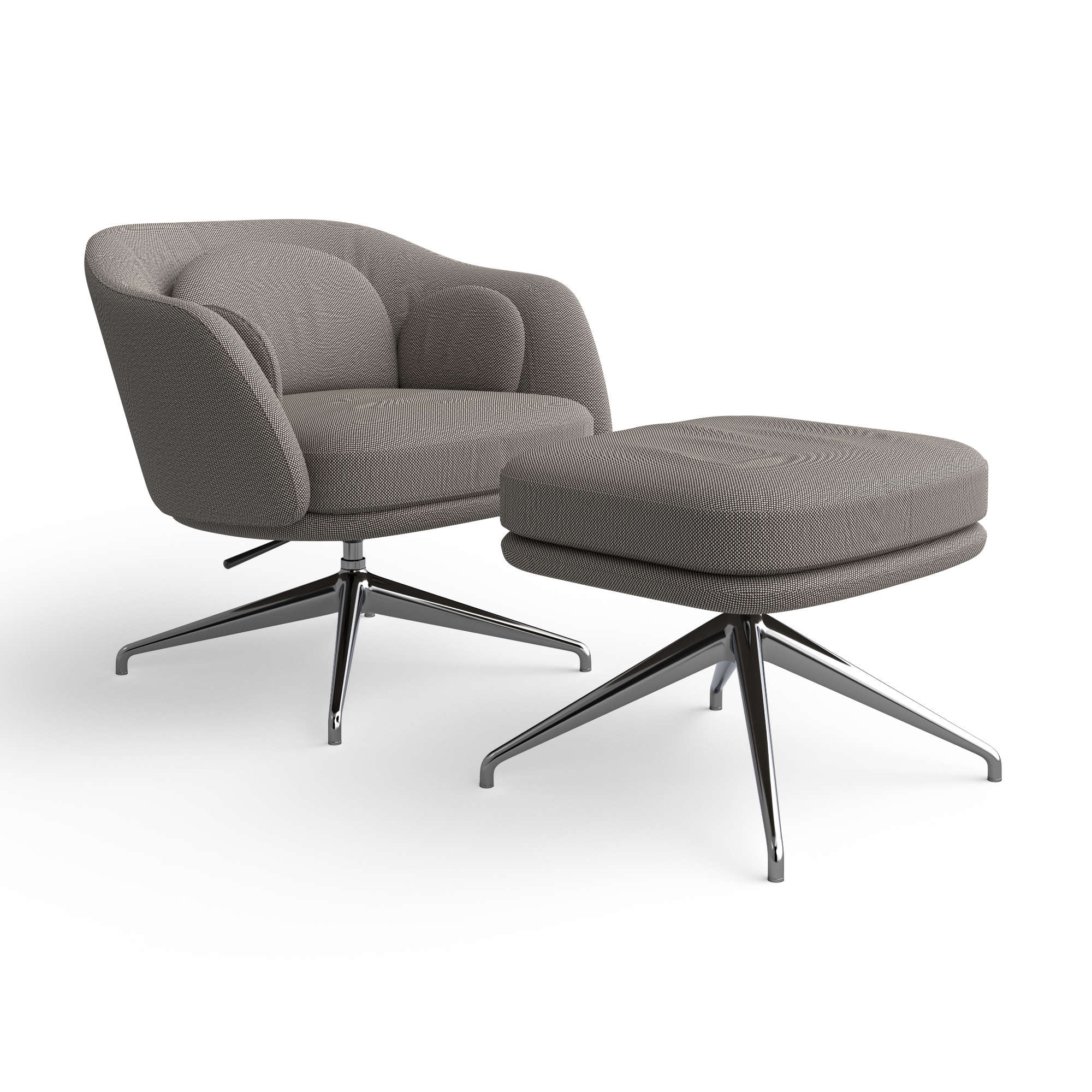 Sunset Low Armchair - Fabric Extra (Little Italy 10)-3