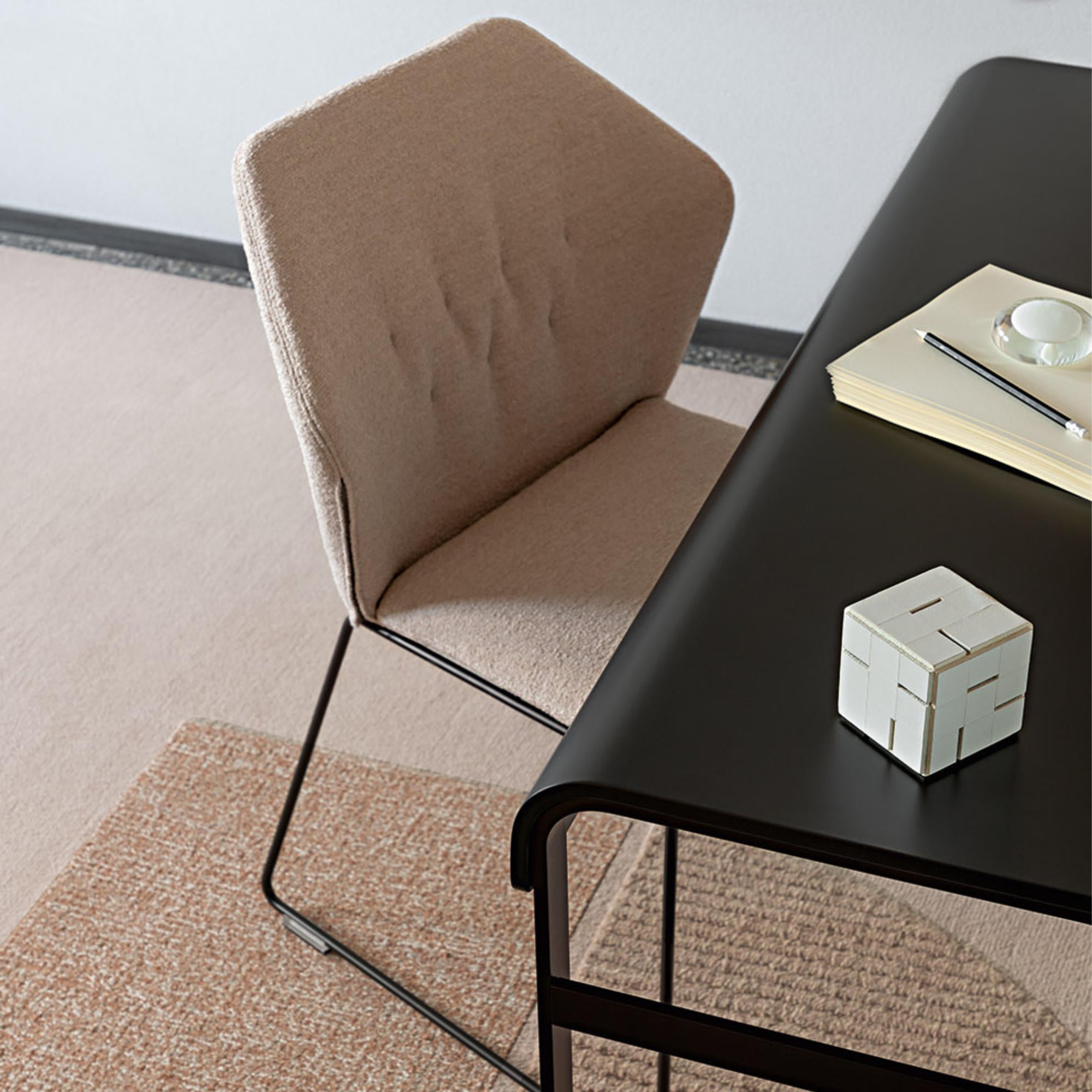 Alphabet Desk - Bronze Gold/Nude-5