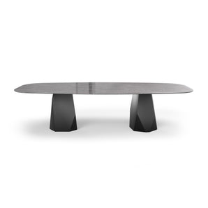 Deod Two Bases P1499 Dining Table - GN/CY