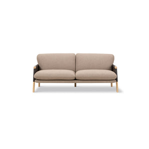 Savannah 8802  Sofa - Oak/Leather 4 (Organic 906)/Fabric 3 (Elle 02)