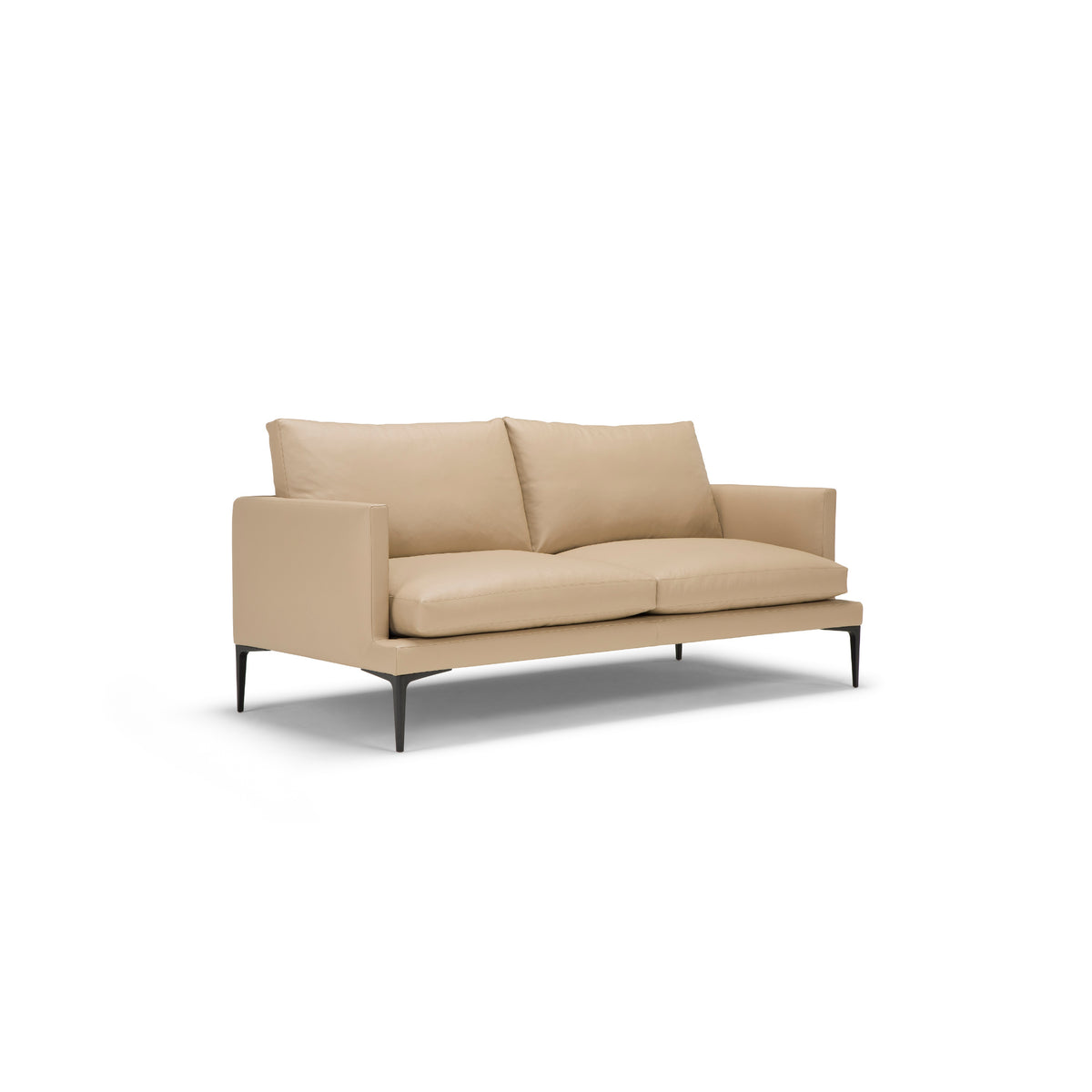 Sengo Sofa – 197x88 / Metal (Ral 9005) / Leather (Linea 604)-1