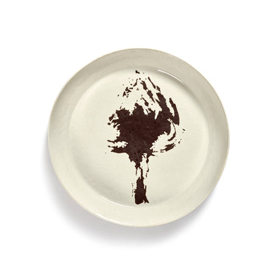 Feast Artichoke Black Serving Plate - Large/White