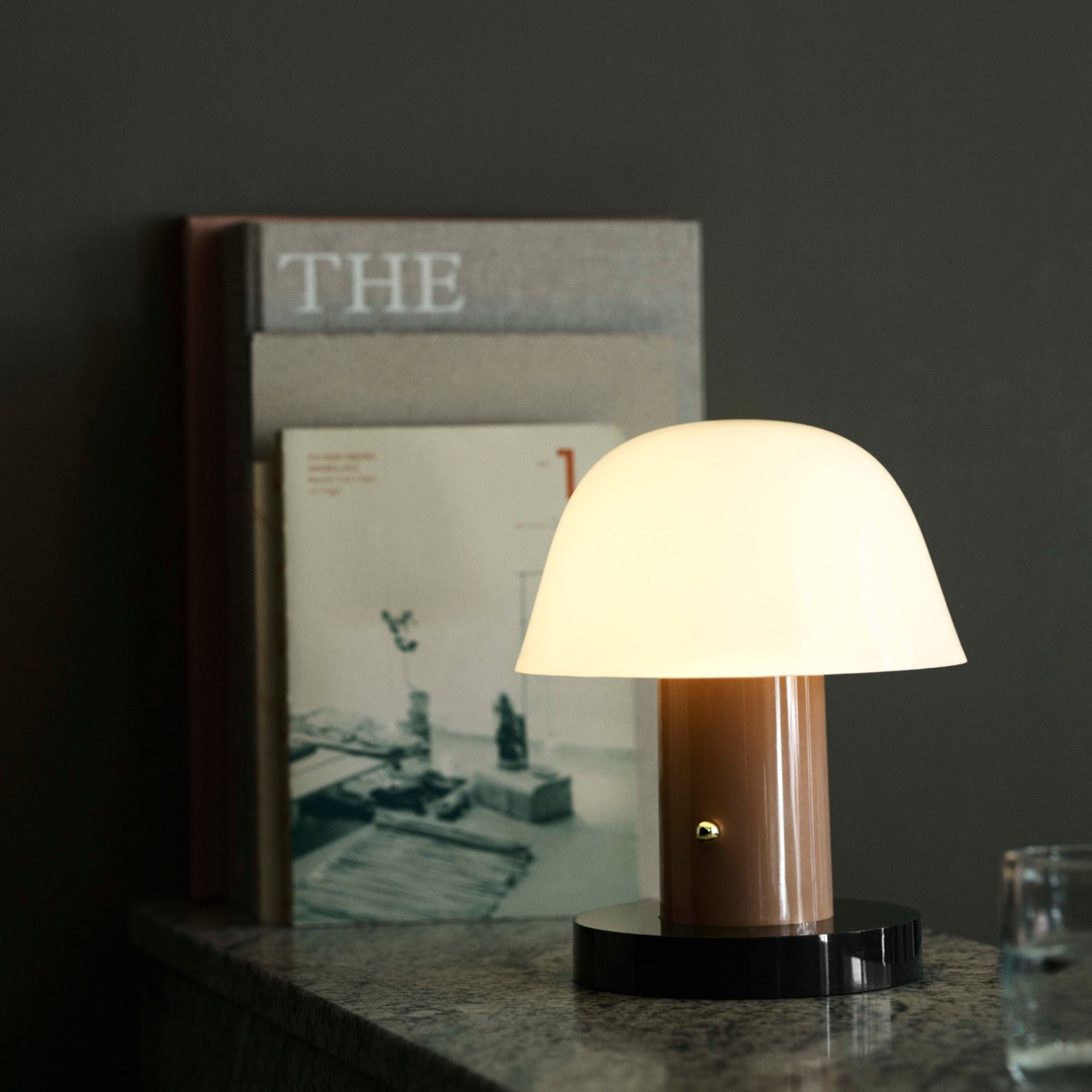 Setago JH27 Portable Table Lamp - Nude/Forest-3