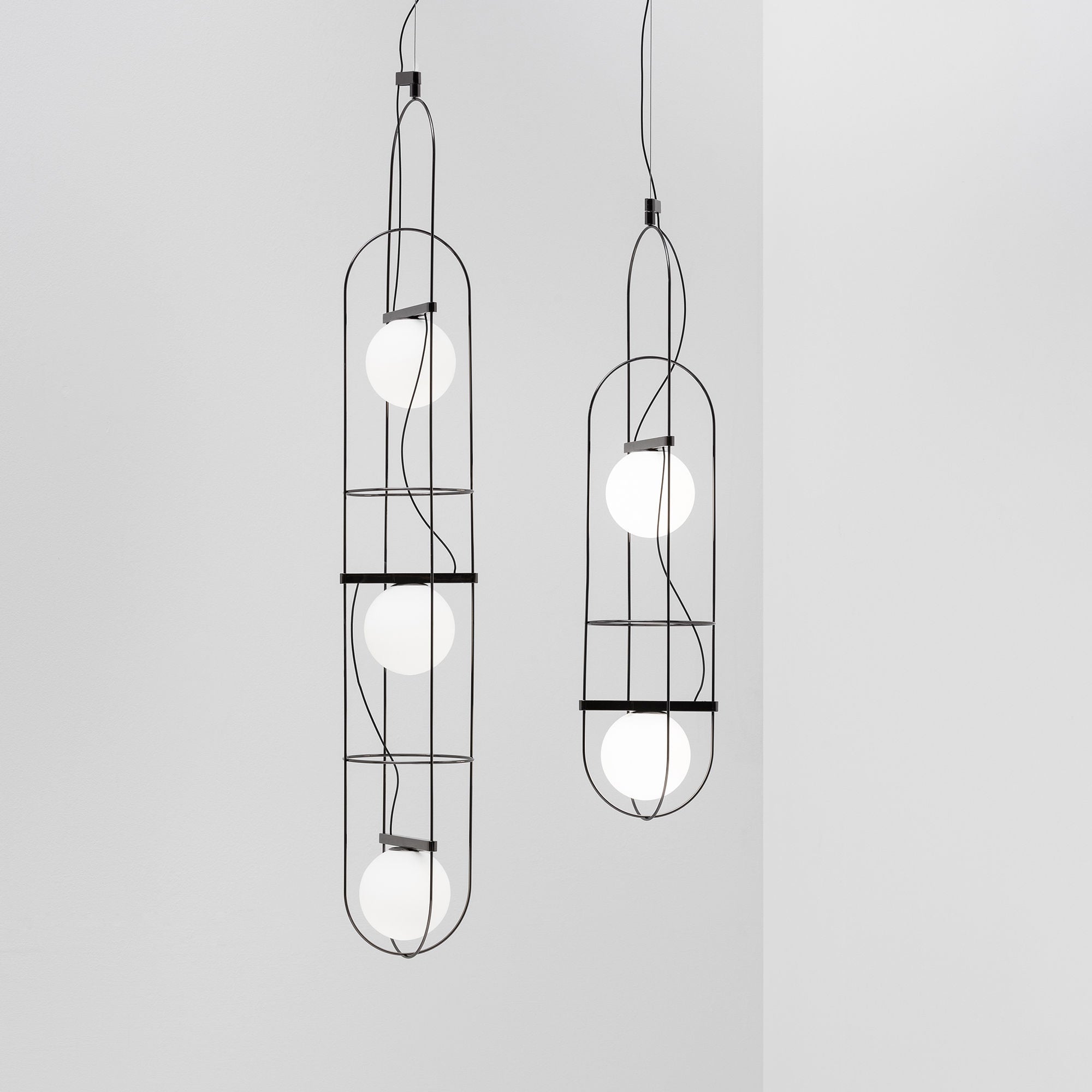 Setareh Large Pendant Lamp -Gold/White-3