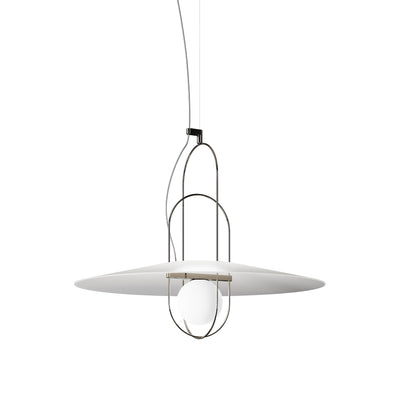 Setareh Metal Medium Pendant Lamp -Black/White