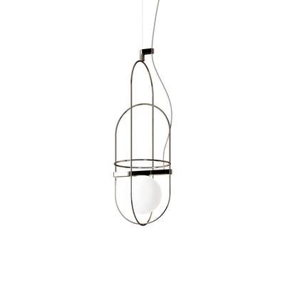 Setareh Small Pendant Lamp -Black/White