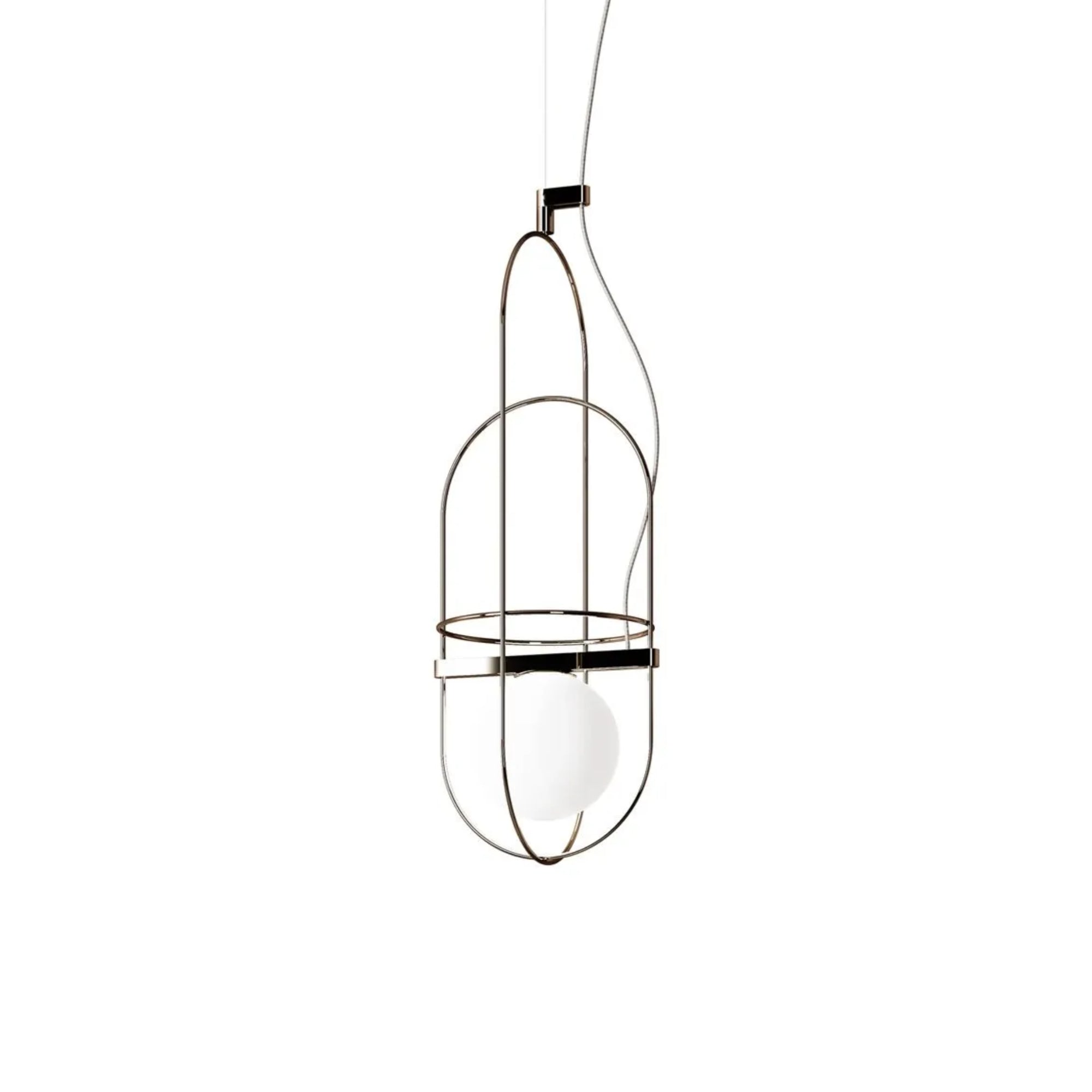 Setareh Small Pendant Lamp -Black/White