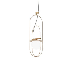 Setareh Small Pendant Lamp - Gold/White