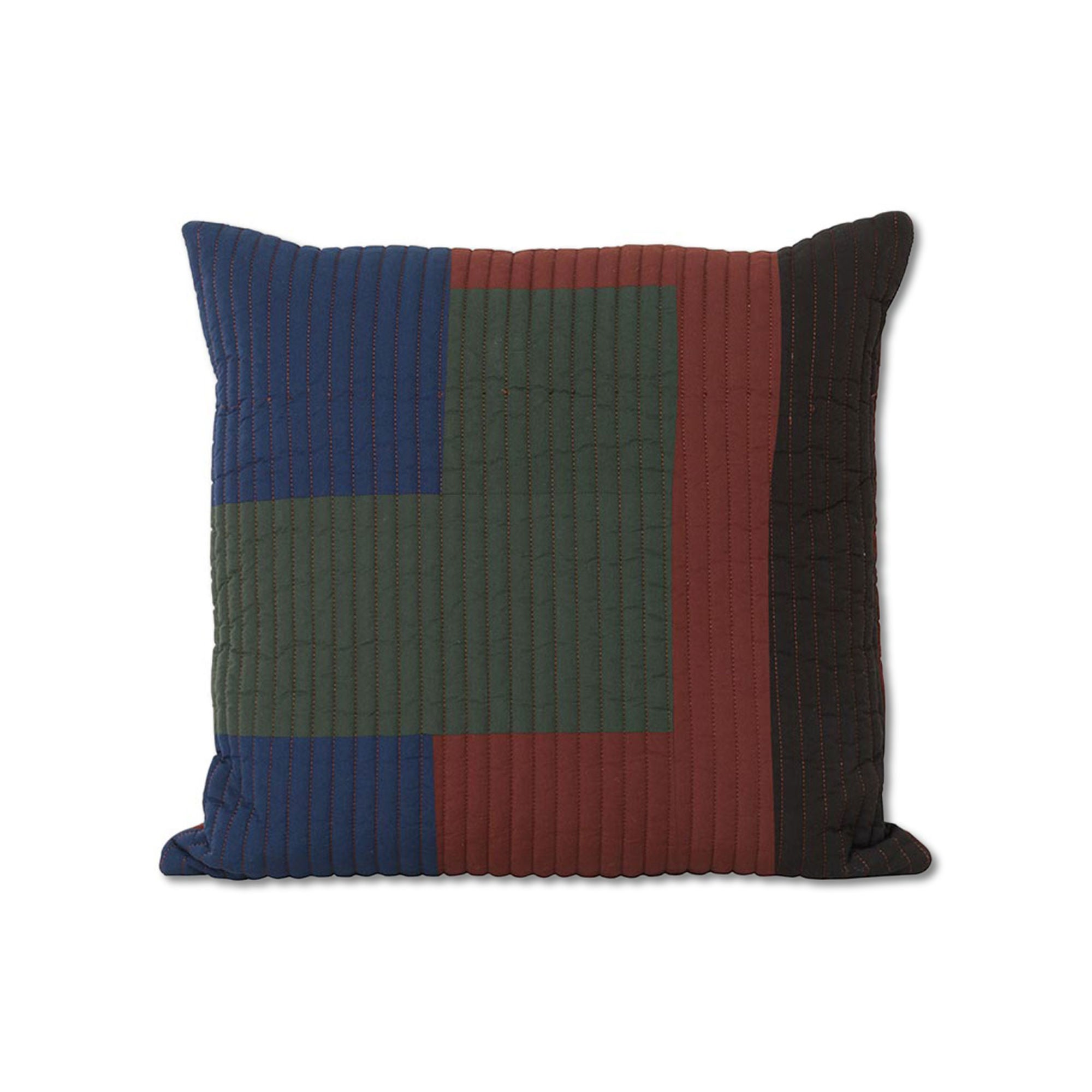 Shay Quilt Cushion - Cinnamon