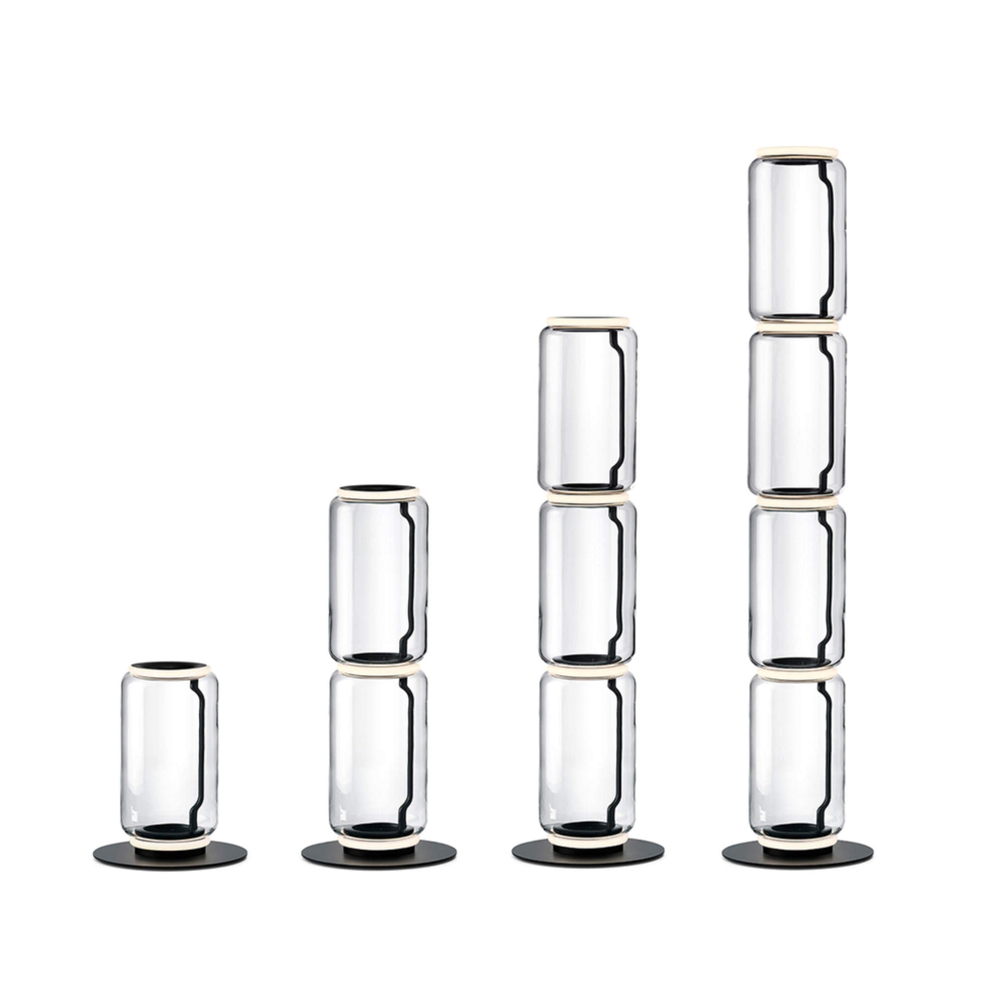 Noctambule Floor Lamp - 2 Low Cylinders