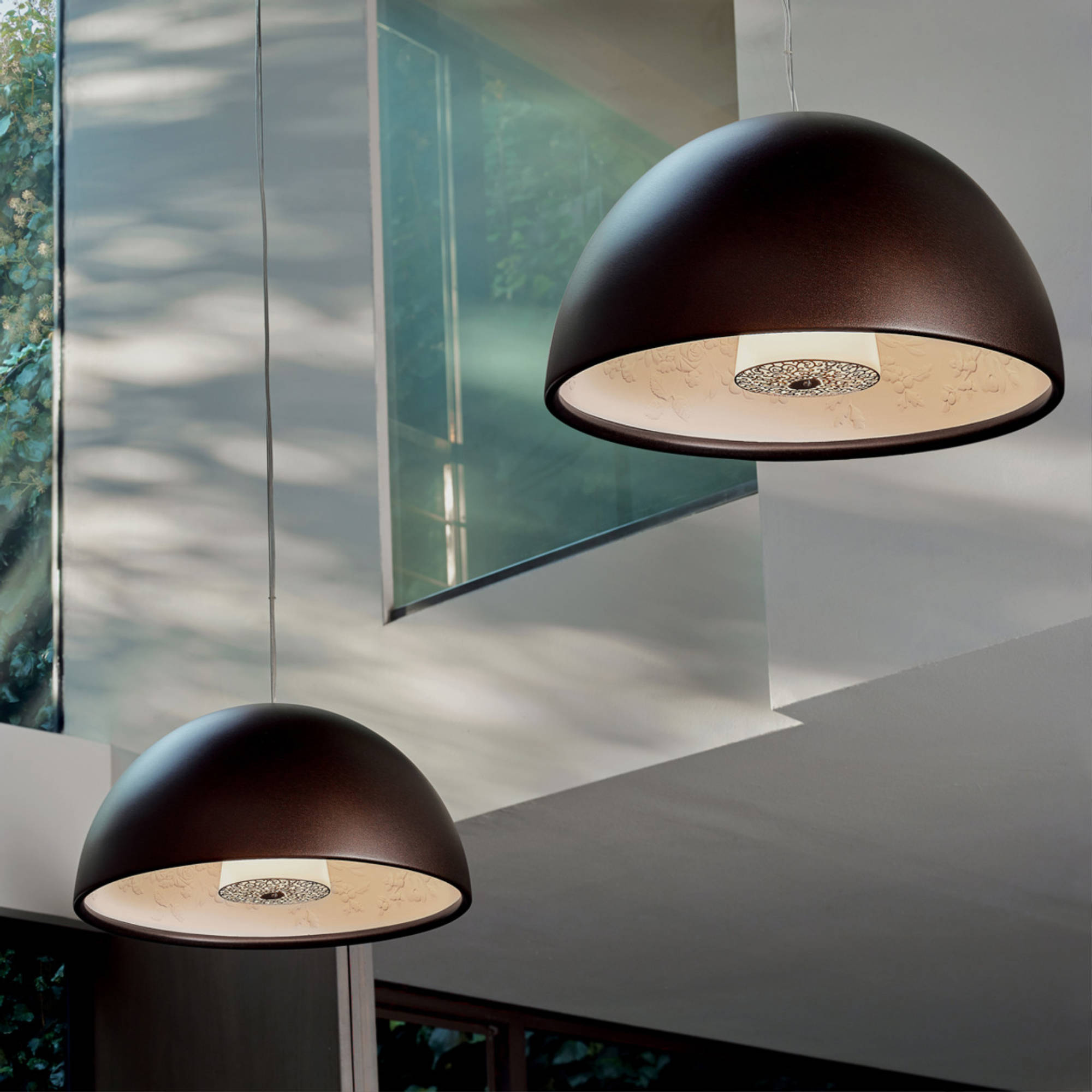 Skygarden Small Pendant Lamp - Rusty Brown