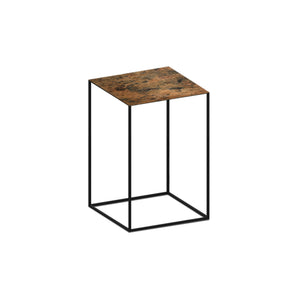 Slim Irony 771 Side Table - Copper Black/Artistic Rusty