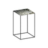 Slim Irony 692-64 Side Table - Copper Black/Artistic Glass