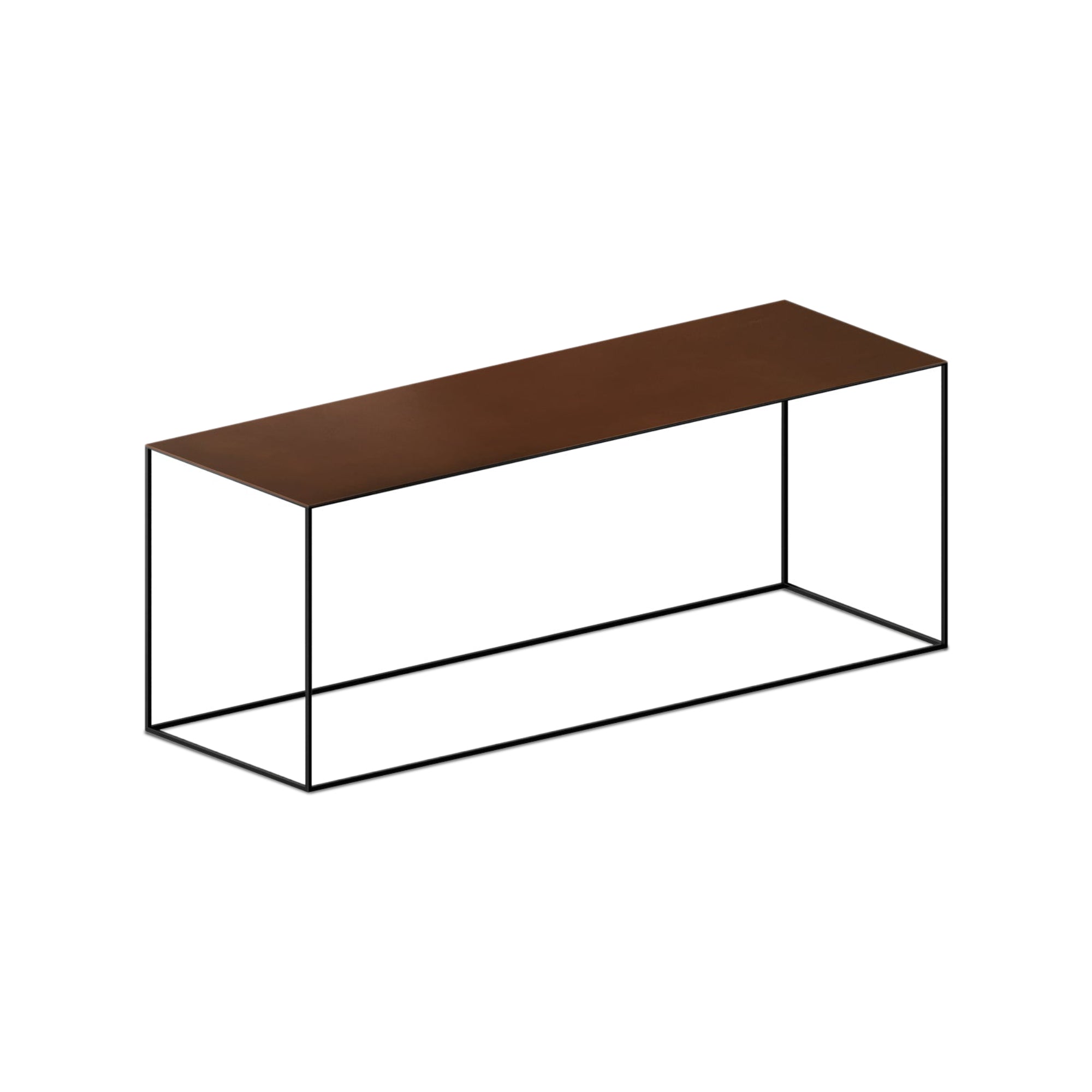 Slim Irony 635-RUST Coffee Table - Copper Black/Rust-1
