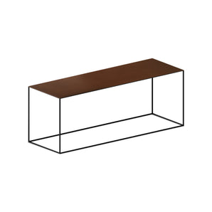 Slim Irony 635-RUST Coffee Table - Copper Black/Rust