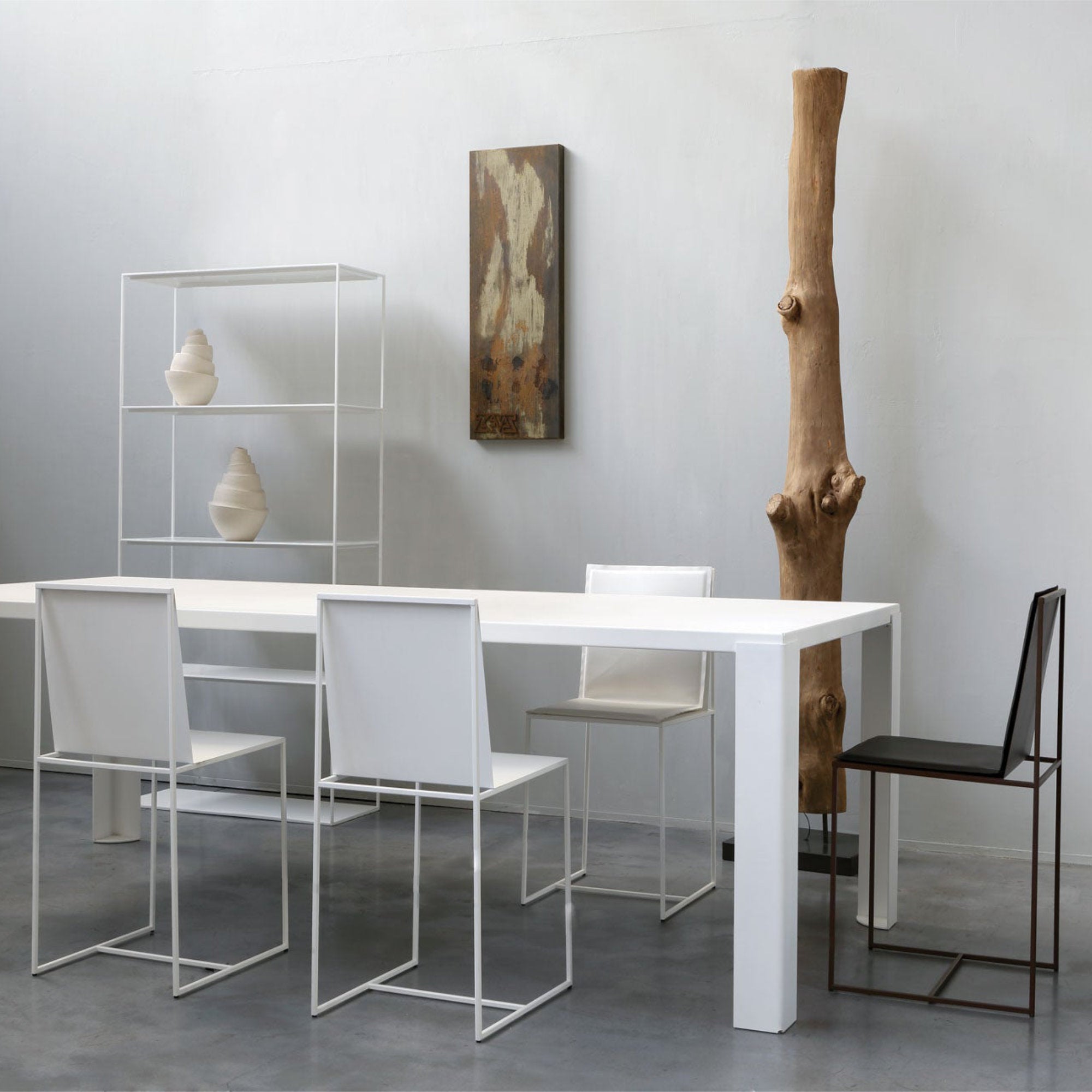 Slim Sissi 658-CB Chair - Copper Black/Black Leatherette