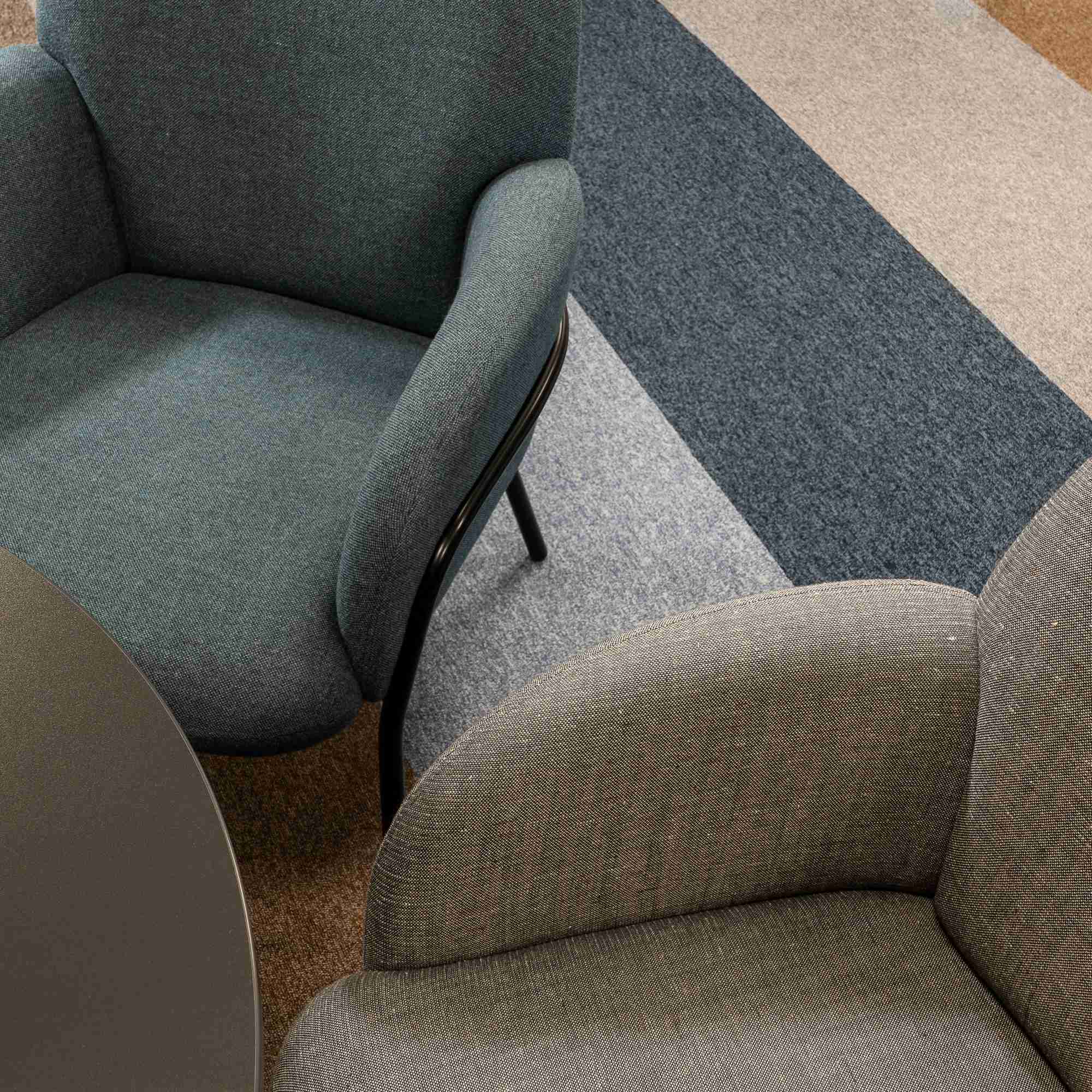 Sling Armchair - Fabric D (Remix 632)-4