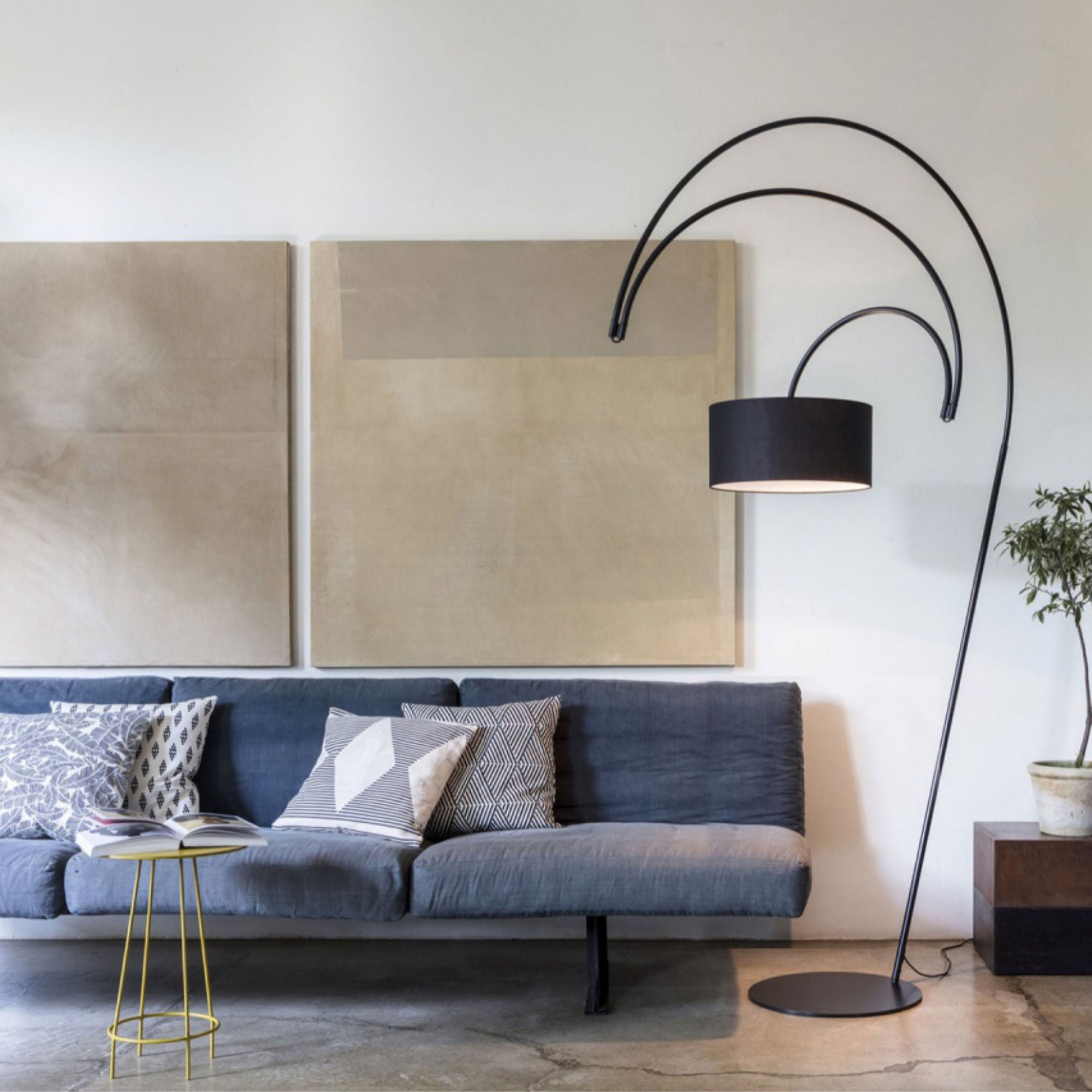 Sott'archi Floor Lamp - Black Metal-2