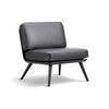 Spine 1711 Suite Lounge Chair - Black Ash/Leather 2 (Primo 88)