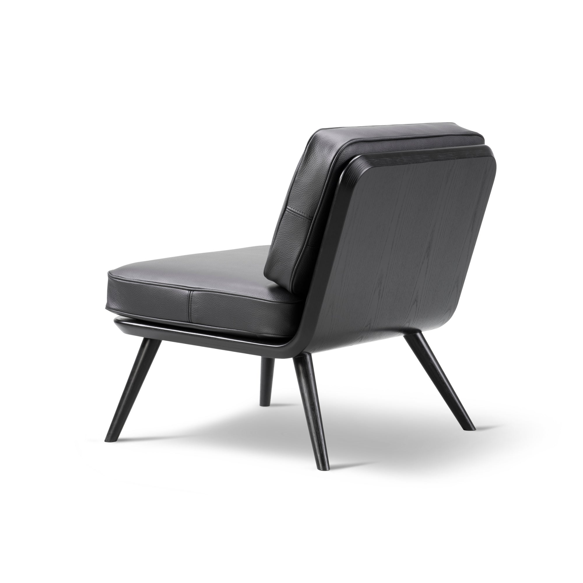 كرسي صالة Spine 1711 Suite - أسود رماد/جلد 2 (Primo 88)-3