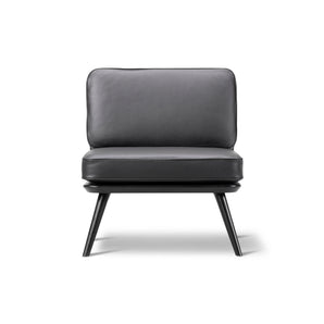 Spine 1711 Suite Lounge Chair - Black Lacquered Oak/Leather 2 (Primo 88)