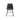 كرسي تناول الطعام بقاعدة خشبية من Spine 1721 - جلد رمادي/جلد مطلي باللون الأسود 2 (Primo 88)