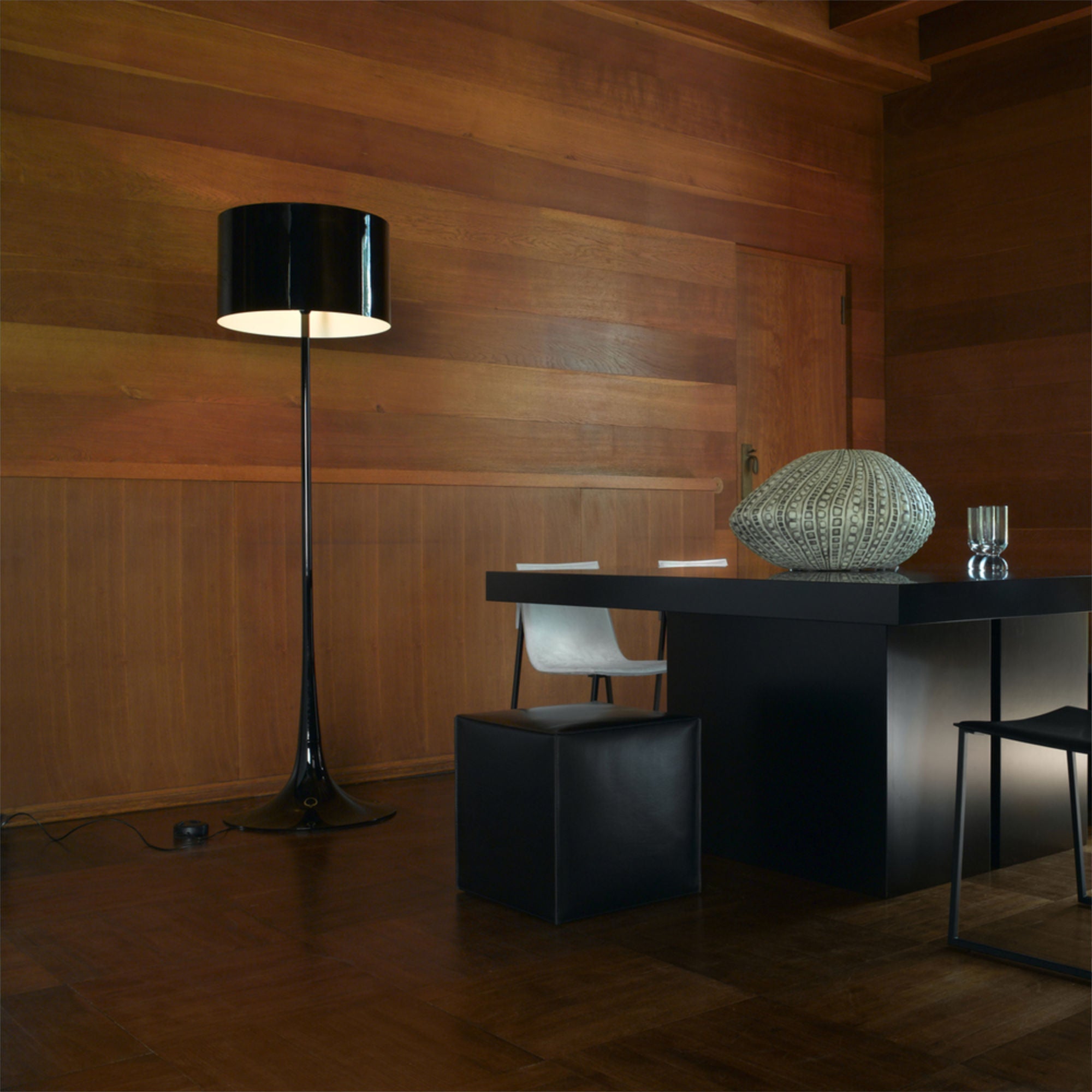 Spun Light Floor Lamp - Black-3