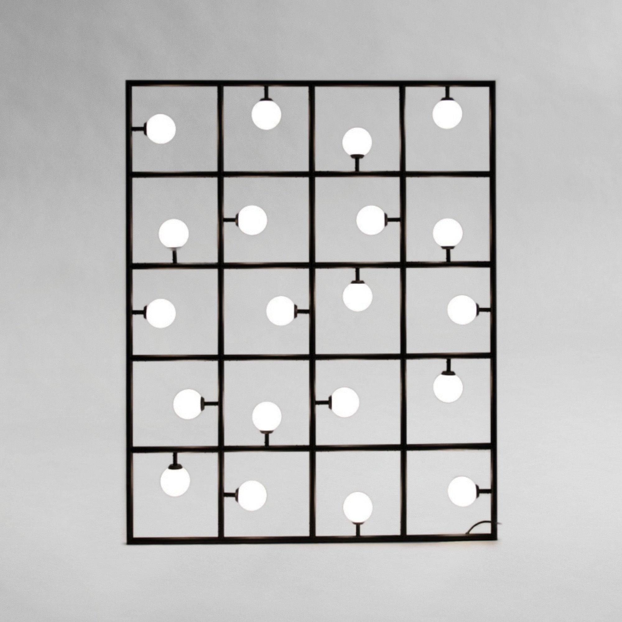 Squares Floor/Wall Lamp - Black